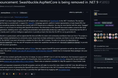 Microsoft Dropped Swashbuckle—Here’s Why You Might Still Need It in .NET 9